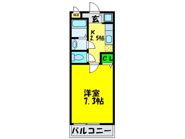 グランソレイユＫ＆Ｊ 壱番館の物件間取画像